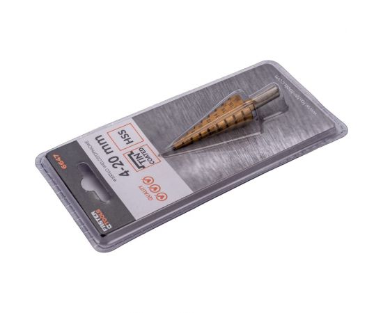 Сверло ступенчатое 4-20 мм FASTER TOOLS 6647 – изображение 4