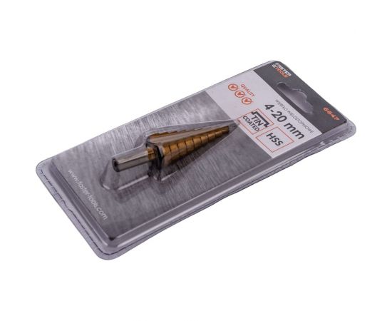 Сверло ступенчатое 4-20 мм FASTER TOOLS 6647 – изображение 5