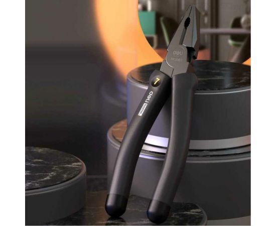 Комбинированные плоскогубцы DELI Home Series Black HT2007 6" 104611 – изображение 5