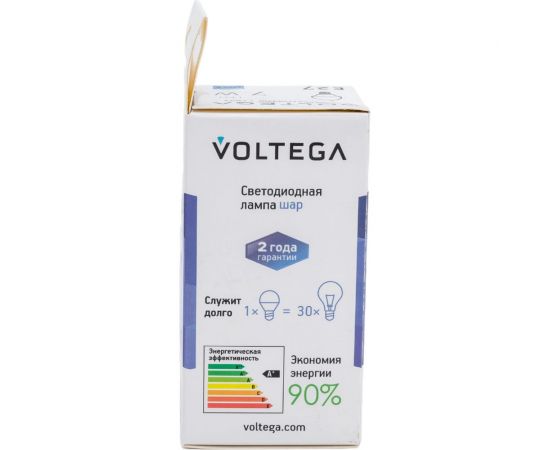 Светодиодная лампа VOLTEGA Шар Е27 4000К 7W 7053 – изображение 6