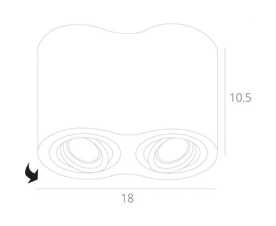 Потолочный светильник Arte Lamp FALCON A5645PL-2BK – изображение 6