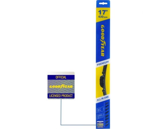 Бескаркасная щетка Goodyear PREMIUM 17/43 cm GY000437 – изображение 7