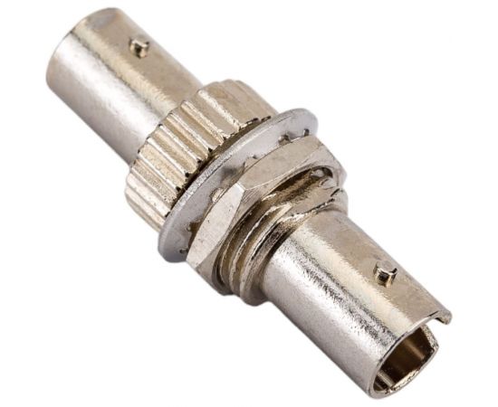 Оптический проходной адаптер ST-ST Hyperline, FA-S00Z-ST/ST-N/BK-SL SM/MM, simplex, корпус 243942 – изображение 2