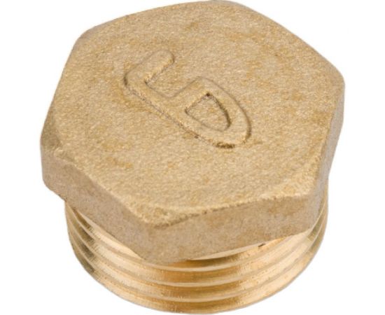 Заглушка LD PRIDE 1/2 нар латунь 549736 – изображение 2