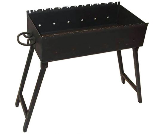 Складной мангал SevenBerg мс600 сталь 3 мм, с подказанником 4687202999750 – изображение 2