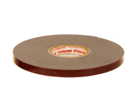 Клейкая двусторонняя акриловая лента Vintanet VN8049, цвет серый, 6 мм х 5 м VN804965 – изображение 2