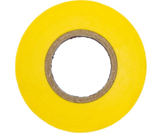 Изолента ПВХ UNIBOB 15 мм х 20 м, желтая, 130 мкм 211761 – изображение 2