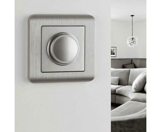 Рамка на 1 пост WERKEL W0012106 Stream серебряный a051283 – изображение 2