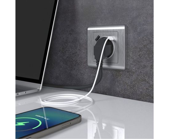 Рамка на 1 пост WERKEL W0012106 Stream серебряный a051283 – изображение 3