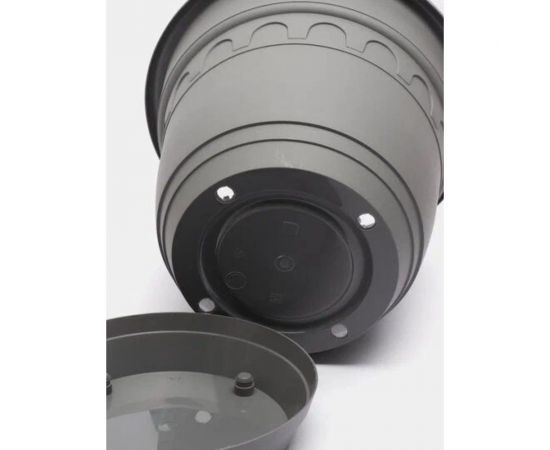 Горшок Колывань с поддоном Martika 6.7 л, диам. 26 см, серый С95СЕР – изображение 4