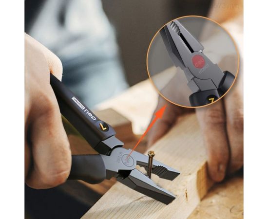 Комбинированные плоскогубцы DELI Home Series Black HT2007 6" 104611 – изображение 9