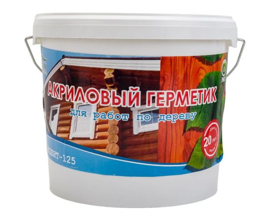 Герметик Акцент 125 ведро 5л 7кг золотистая сосна 00010482 