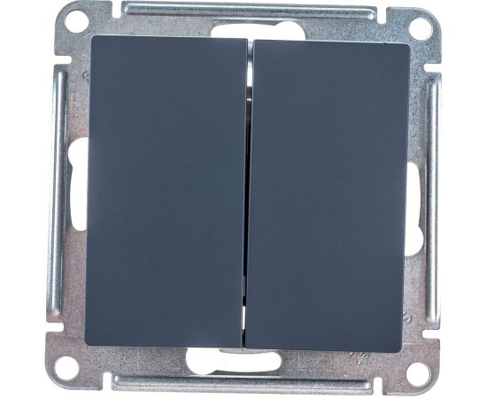 2-клавишный выключатель Schneider Electric ATLASDESIGN 10АХ, ГРИФЕЛЬ ATN000751 