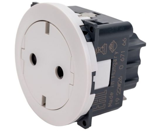 Розетка Legrand Celiane Белый с плоской лицевой панелью с/з, безвинт зажим, накладка+механизм 067166 – изображение 2