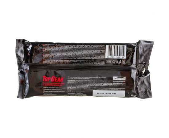 Влажные салфетки для ухода за интерьером автомобиля АВАНГАРД TOP GEAR 20х16 см, 30 шт. TG-48039 – изображение 3