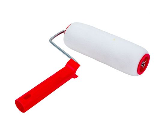 Малярный валик РемоКолор с рукояткой Поролон, ось 6мм, D48мм, 200мм, 04-2-101 – изображение 3