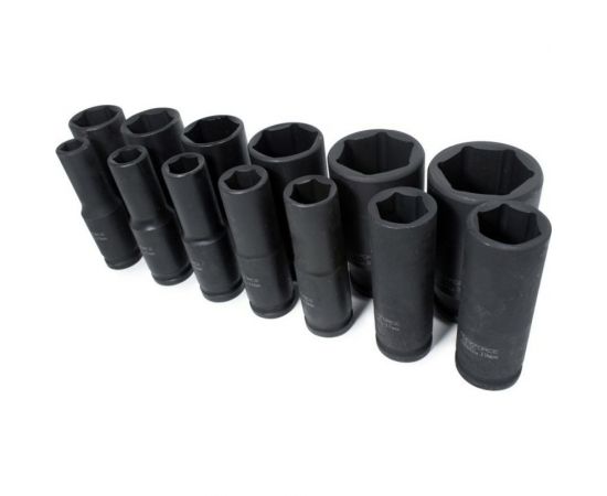 Набор головок ударных глубоких 13 шт, 10-32 мм, 1/2"" Rockforce RF-4137MPB – изображение 4