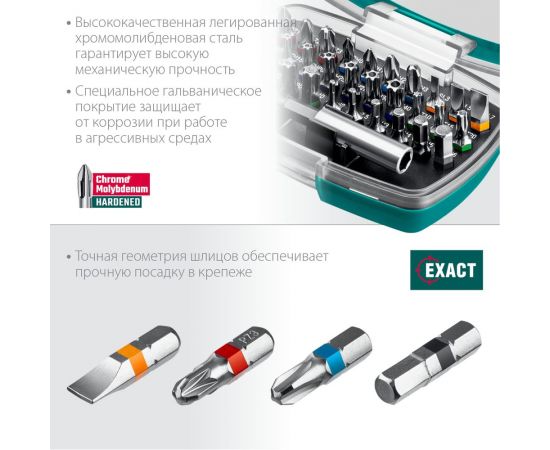 Набор многофункциональных бит KRAFTOOL C-Drive 32 32 предмета, в боксе 26067-H32 – изображение 4