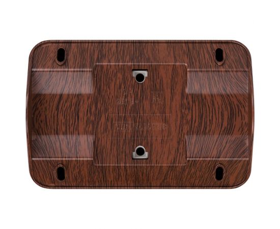 Двойная угловая розетка TDM 2П открытой установки с защитными шторками IP20 250В 10А бук "Ладога" SQ1801-0342 – изображение 4