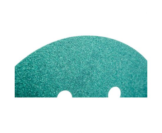 Круг шлифовальный на липучке - зелёный 125 мм, 5 шт, P120 FASTER TOOLS 8541 – изображение 6