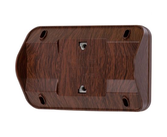 Двойная угловая розетка TDM 2П открытой установки с защитными шторками IP20 250В 10А бук "Ладога" SQ1801-0342 – изображение 7