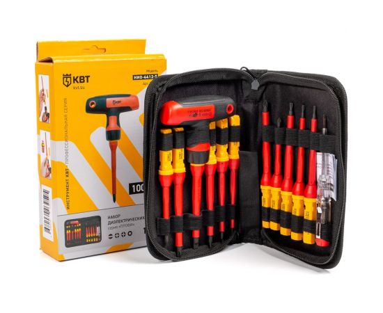 Набор диэлектрических отверток КВТ Профи НИО-4412-Т 87128 