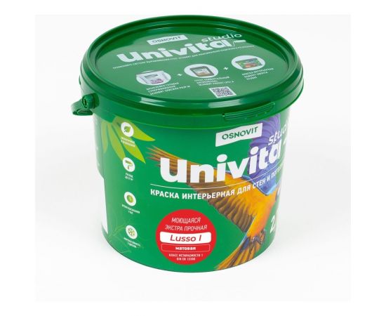 Интерьерная краска Основит Univita Studio Lusso I САс991 М7. База А, 2.7 л 88843 