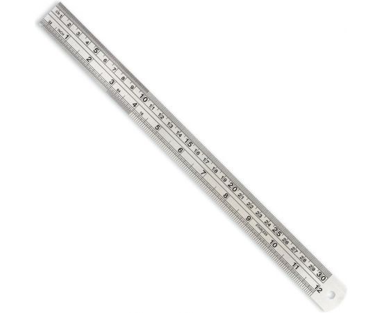 Металлическая линейка Attache 30 см 12х1 35821 – изображение 2