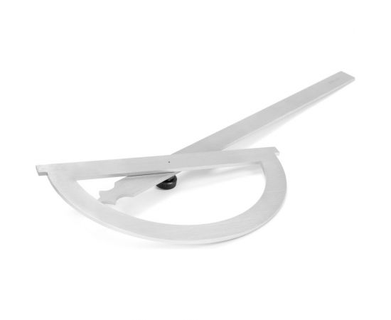 Угломер Калиброн нониусный 0-180гр. 200х300мм, 1гр. транспортир ГРСИ №83810-21 1032780 – изображение 2