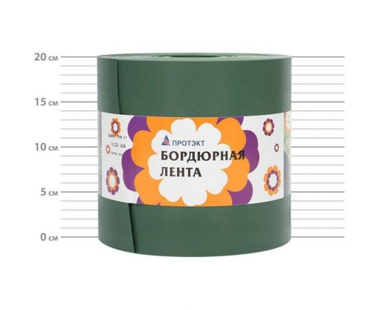 Бордюрная лента ПРОТЭКТ 30 м, хаки Б-20/30 х – изображение 2