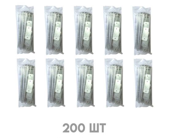 Садовые скобы Delta-Park FIX для геотекстиля GB, 200 шт. skobafix200 – изображение 2