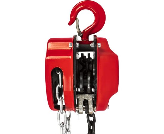 Ручная шестеренная таль QUATTRO ELEMENTI 0.5 т, 3 м 908-078 – изображение 2