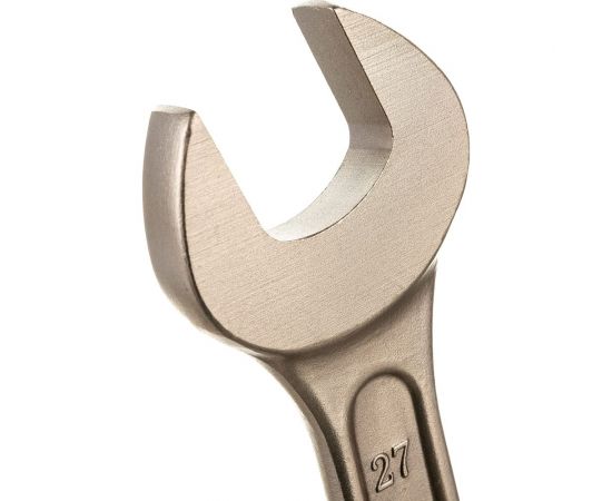 Гаечный рожковый двусторонний искробезопасный ключ TVITA мод. 146 27х30 мм AlCu TT1146-2730A – изображение 3