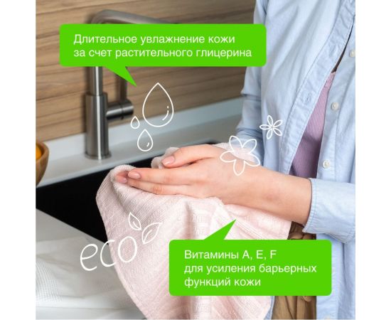 Жидкое антибактериальное мыло SYNERGETIC Лемонграсс и мята 0.5 л 105059 – изображение 3