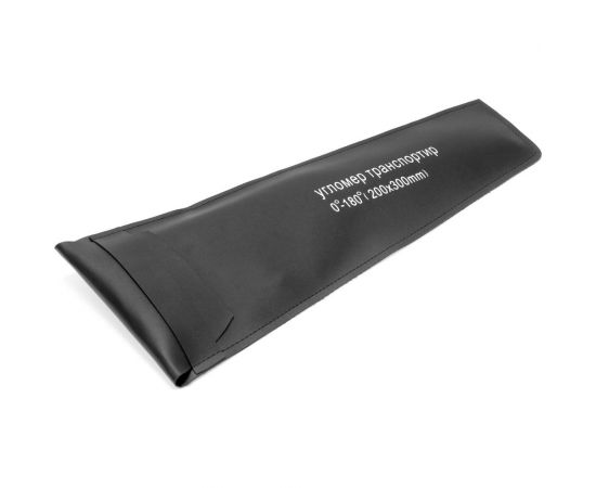 Угломер Калиброн нониусный 0-180гр. 200х300мм, 1гр. транспортир ГРСИ №83810-21 1032780 – изображение 4