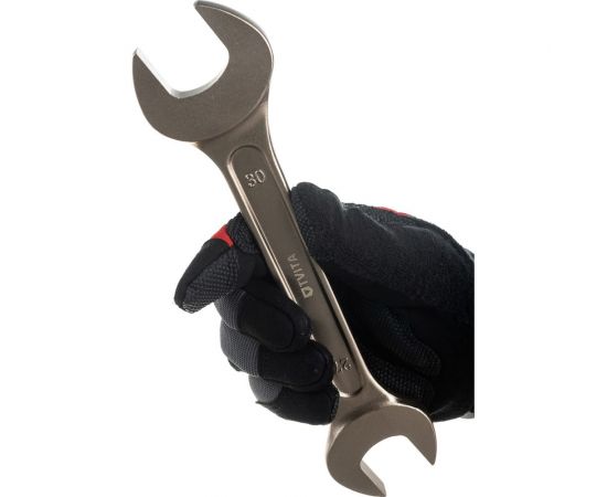 Гаечный рожковый двусторонний искробезопасный ключ TVITA мод. 146 27х30 мм AlCu TT1146-2730A – изображение 4