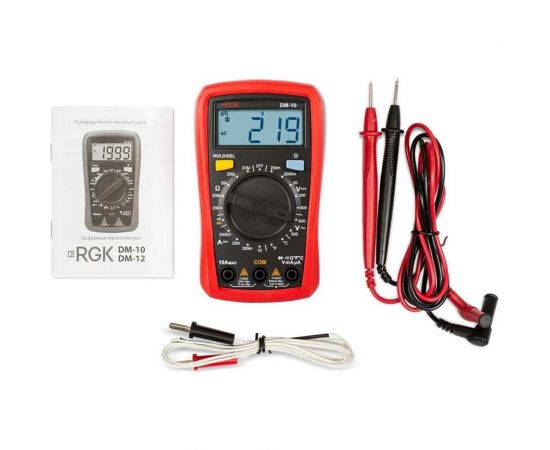Цифровой мультиметр RGK DM-10 с поверкой 779623 – изображение 5