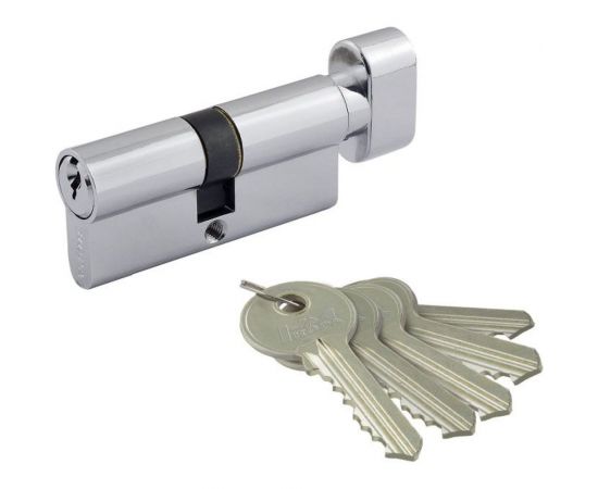 Цилиндровый механизм НОРА-М STD AL ЛВ-60 30-30 хром 16554 