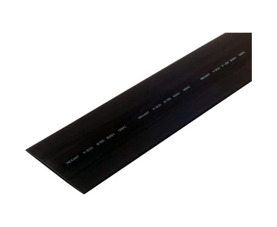 Термоусадочная трубка REXANT ТУТнг 100,0/50,0 мм, 1м, 10 шт, чёрная 25-0100 