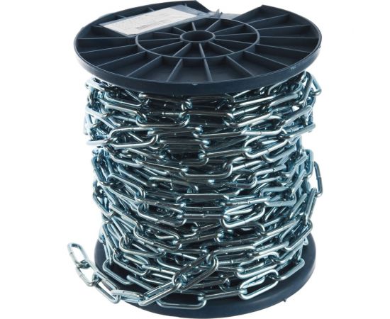 Сварная цепь КРЕП-КОМП длиннозвенная DIN 763 м5 30м цд5 