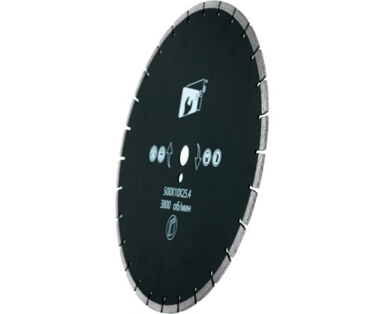 Диск алмазный сегментный по асфальту 500x4x10x25.4 мм TORGWIN T133305 – изображение 2