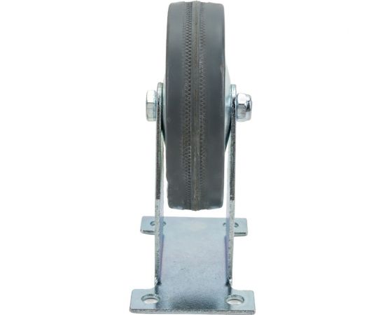 Колесо серая мягкая резина неповоротное FCG42 100 мм MFK-TORG 5052100М – изображение 2