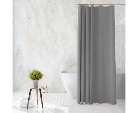 Штора для ванной Аквалиния Peva (серая) 1,8x2,0 PE1148Q – изображение 2