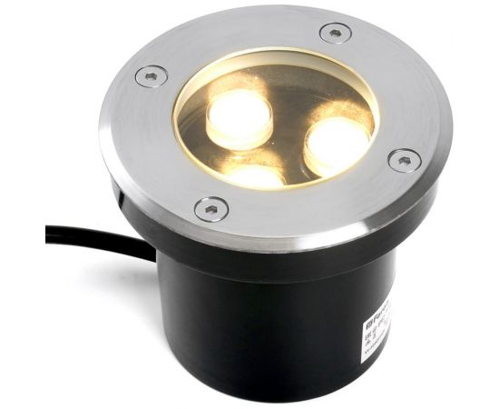 Светодиодный тротуарный (грунтовый) светильник FERON SP2801 3W, 3000К, AC12-24 D100xH80mm,вн.диаметр:70m 48452 – изображение 2