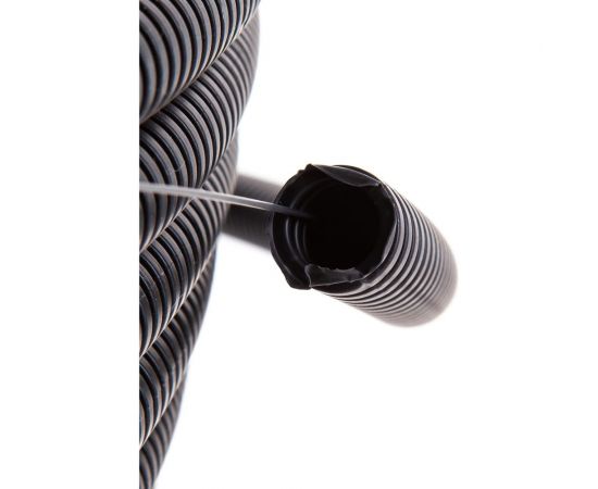 Гофрированная труба Промрукав ПВХ легкая 350 Н черная с/з д16 100 м PR01.0053 – изображение 2
