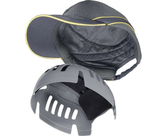 Защитная каскетка Delta Plus AIR COLTAN темно-синяя/оранжевая, козырек 7см COLTAAIBM – изображение 3