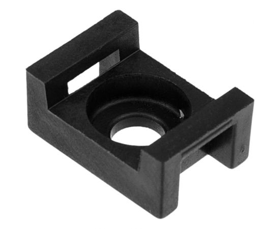 Площадка под хомуты DM PLAST 23x16 мм, черный, полиамид, 100 шт. P1dm – изображение 3