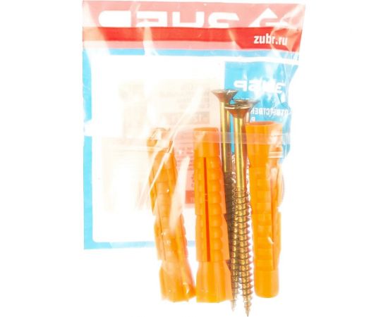 Дюбель универсальный с шурупом 3 шт. (12х71 мм) Зубр 4-301196-12-071 – изображение 3