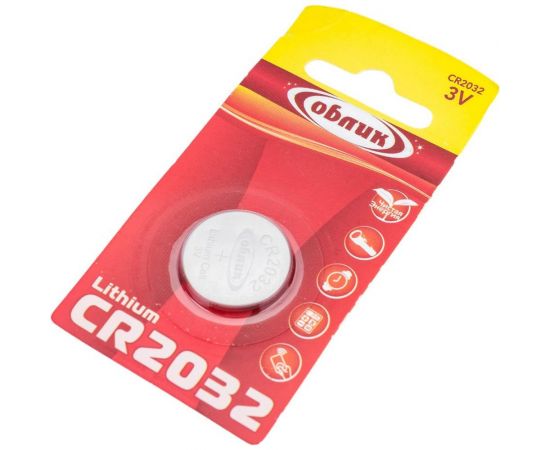 Литиевая батарейка Облик CR2032 1-BL УТ-00000305 – изображение 3