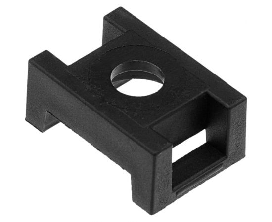 Площадка под хомуты DM PLAST 23x16 мм, черный, полиамид, 100 шт. P1dm – изображение 4